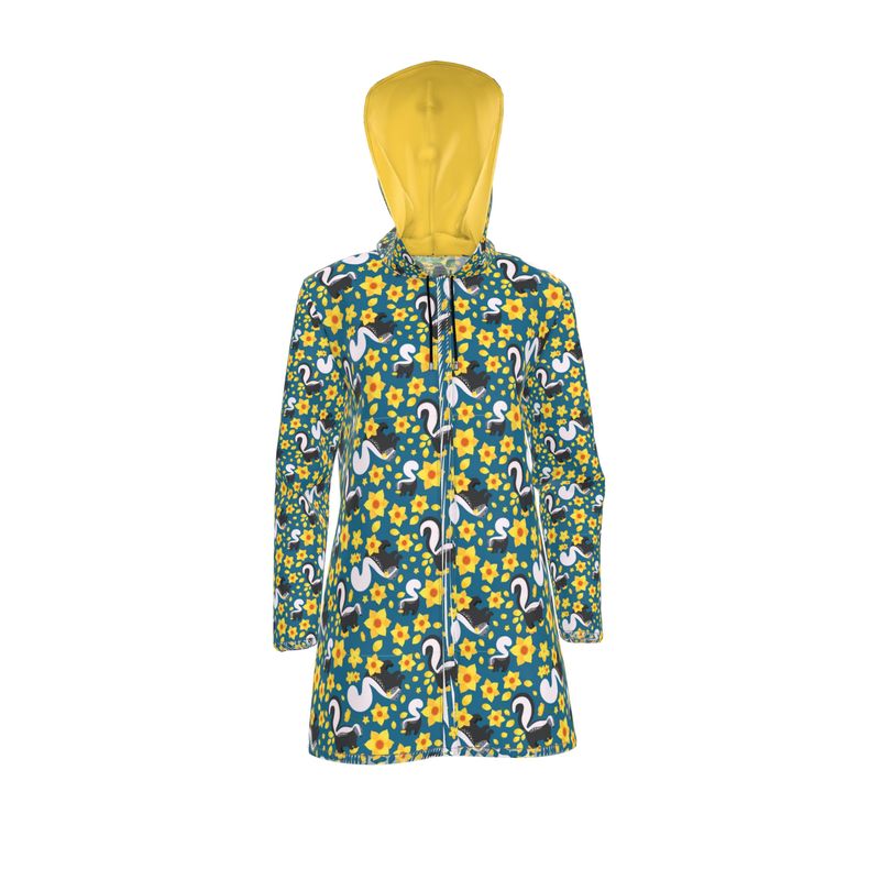 Pretty Silly Skunks | Adult Raincoat