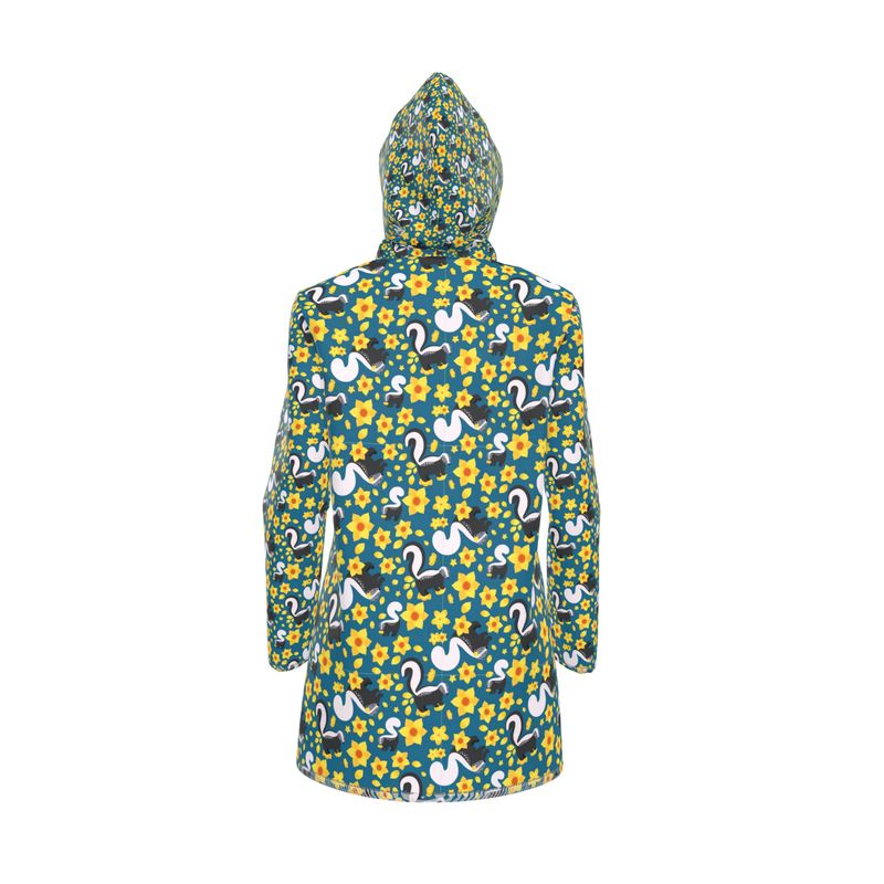 Pretty Silly Skunks | Adult Raincoat