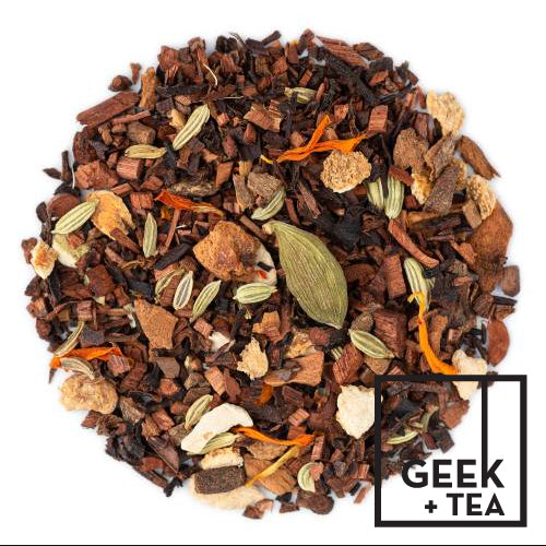 Madame Pomona's Spiced Apple Chai | Loose Leaf Herbal Tisane | Apple Spice Honeybush