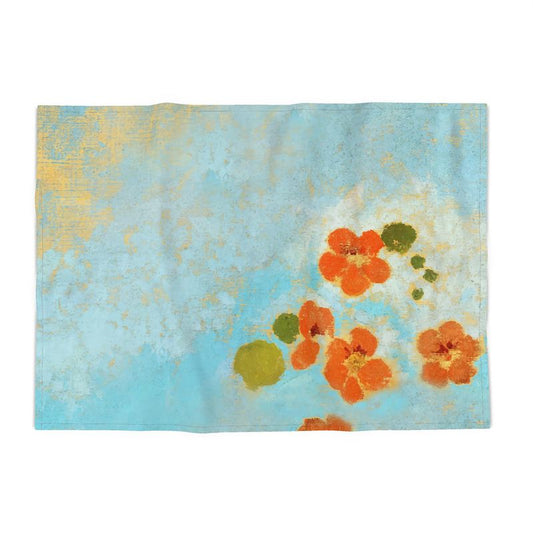 Burst of Blooms: Nasturtium Tea Towel