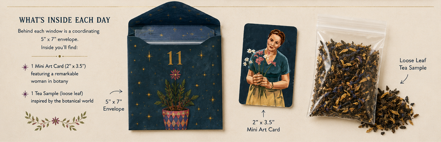 Women in Botany: An Advent Calendar | 2026 Geek+Tea Holiday Advent Calendar