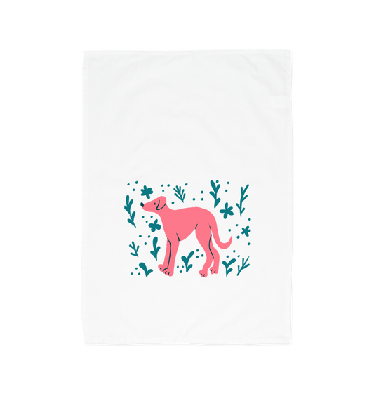 White Ruff Dishes Tea Towel | Geek+Tea