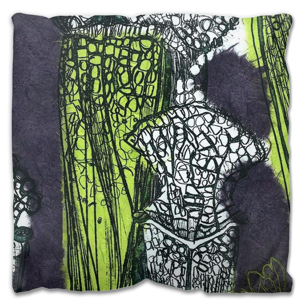 Nepenthes Reversible Weird + Wonderful Pillow with Cover