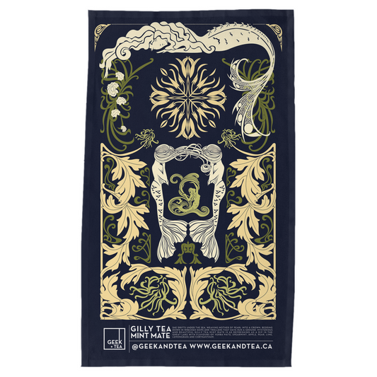 Gilly-Tea Mint Mate Mermaids | Digital Print Tea Towel